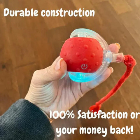 Smart Self-Rolling Interactive Motion Dog Toy for Playful Pet Exercise