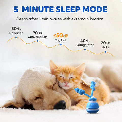 Smart Touch-Activated Interactive Rolling Pet Ball Toy for Dogs and Cats