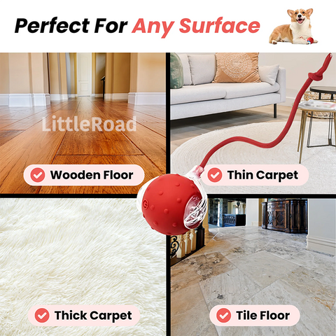 Smart Self-Rolling Interactive Motion Dog Toy for Playful Pet Exercise