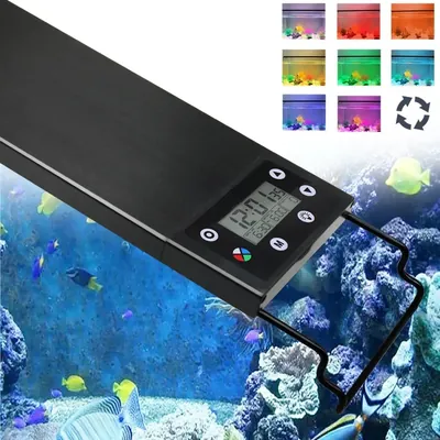 Full Spectrum 24/7 Aquarium LED Light — 30–60 cm Tanks - aquarium lighting for aquariums