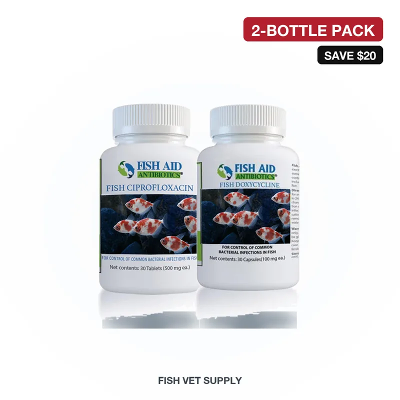 Gram-Negative Rescue Pack (Fish Flox 500 + Fish Dox 100)