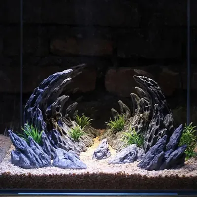 Resin Canyon Rock Formation Aquarium Ornament - decor & aquascaping for aquariums