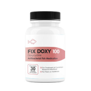Fix Doxy 100 doxycycline 100 mg antibacterial fish medication, 30-count bottle