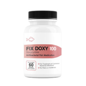 Fix Doxy 100 doxycycline 100 mg antibacterial fish medication, 60-count bottle