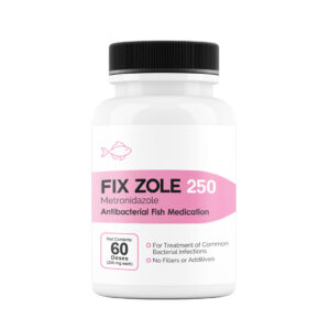 Fix Zole 250 metronidazole 250 mg fish medication, 60-count bottle